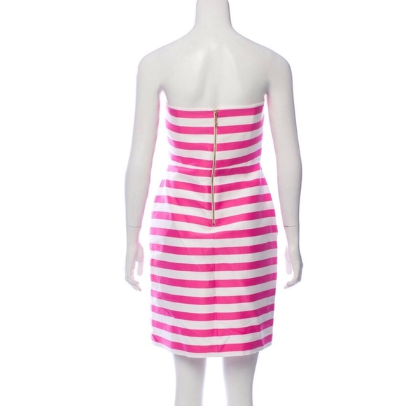 Kate Spade Striped Betsy Strapless Dress Size 8 🆕 - Picture 5 of 7